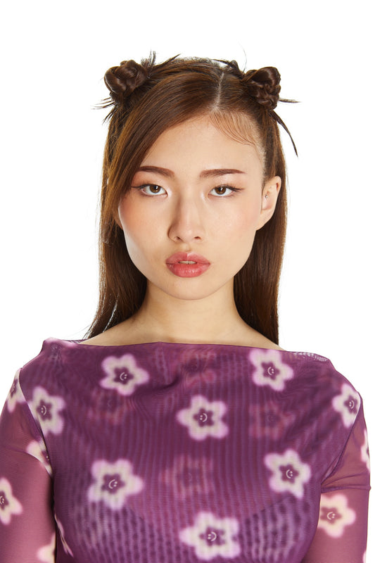 TOP MESH OBISPO FLOR