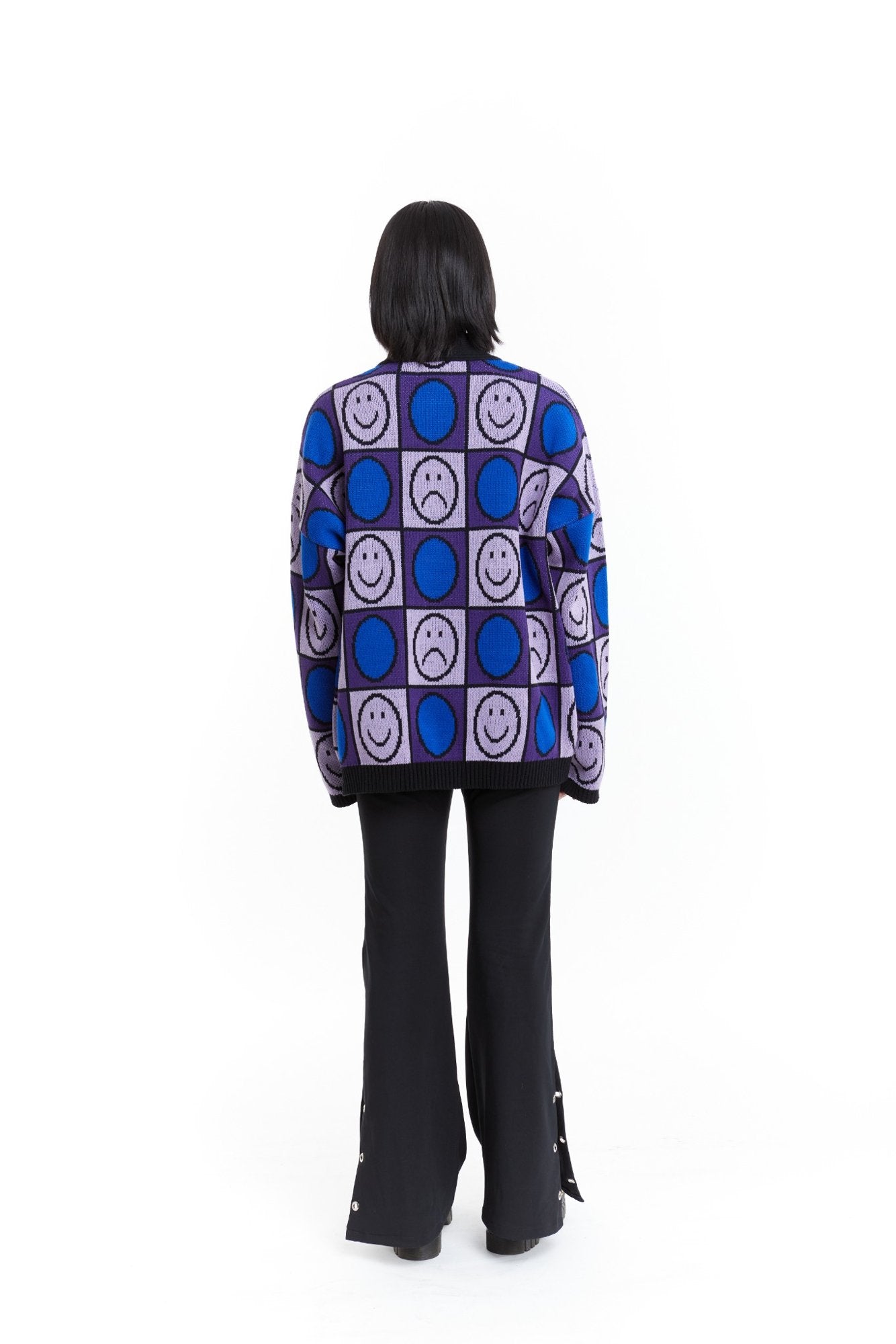 CARDIGAN MORADO