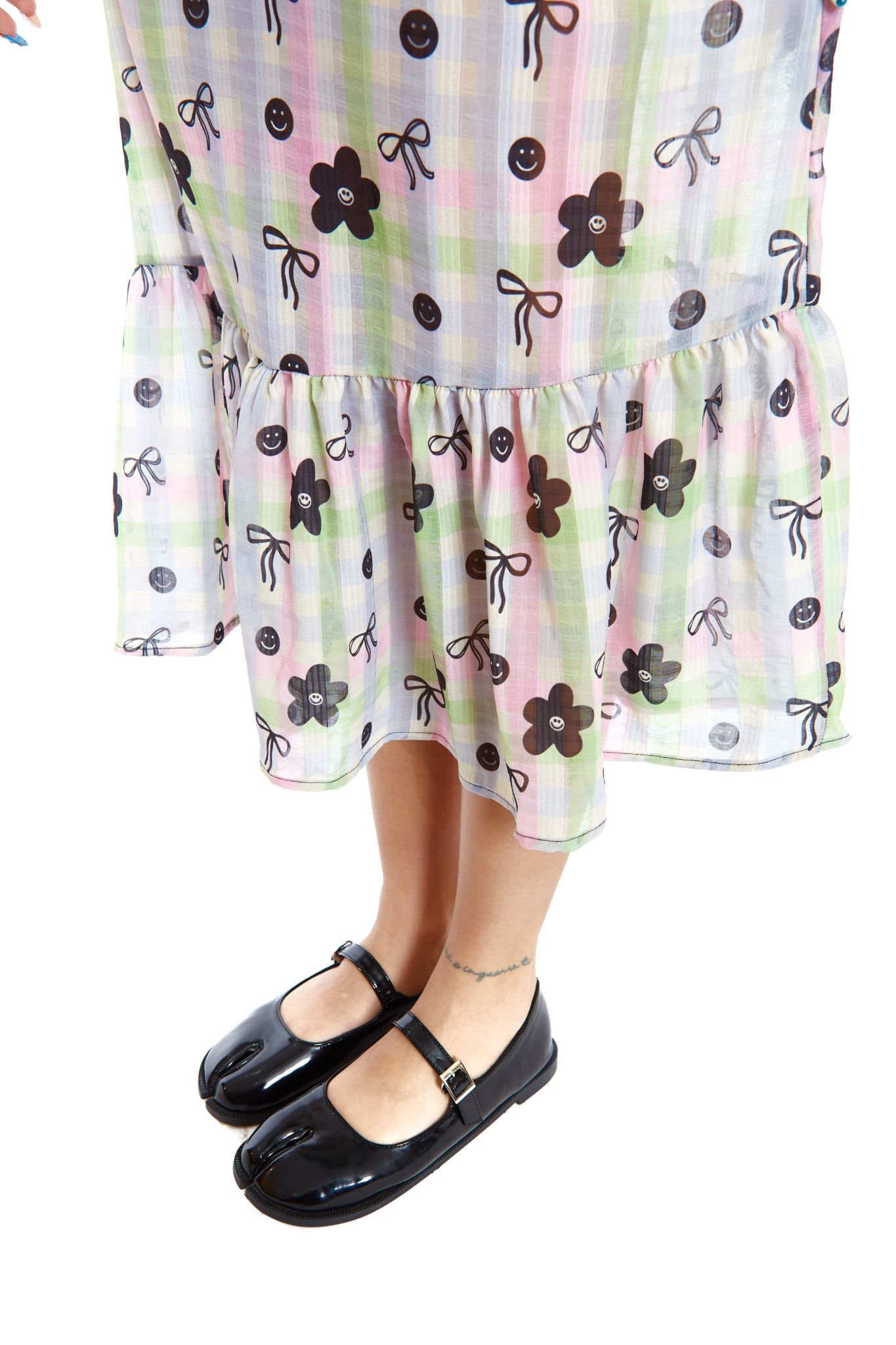 FALDA LARGA MULTICOLOR CINTA