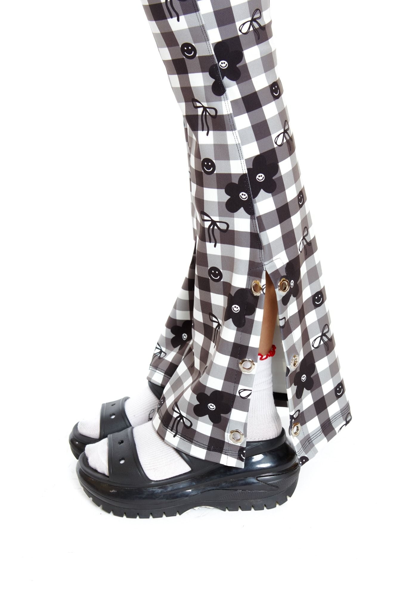 MAXI CALZA ESTAMPADA B&N CINTA