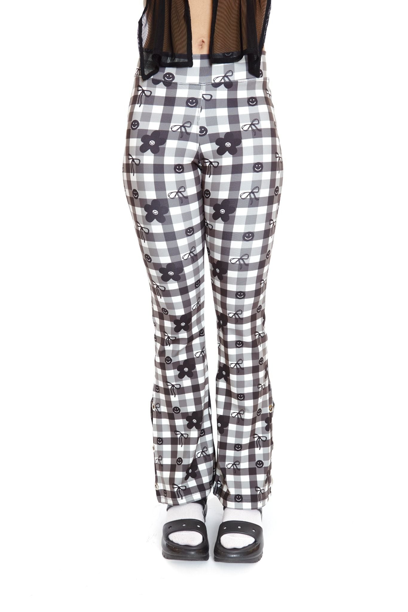 MAXI CALZA ESTAMPADA B&N CINTA
