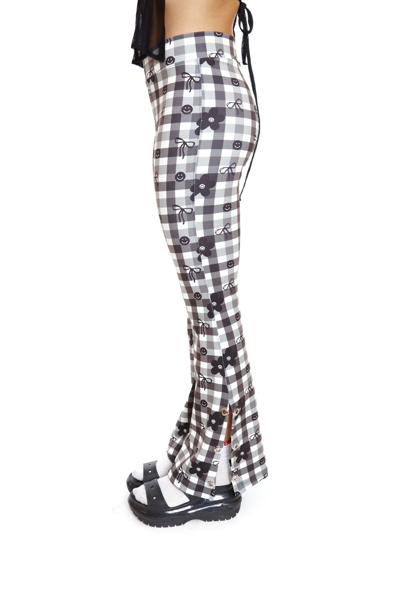 MAXI CALZA ESTAMPADA B&N CINTA