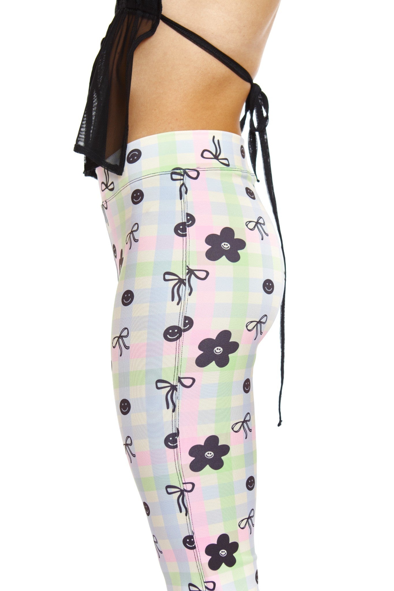 MAXI CALZA ESTAMPADA MULTICOLOR CINTA