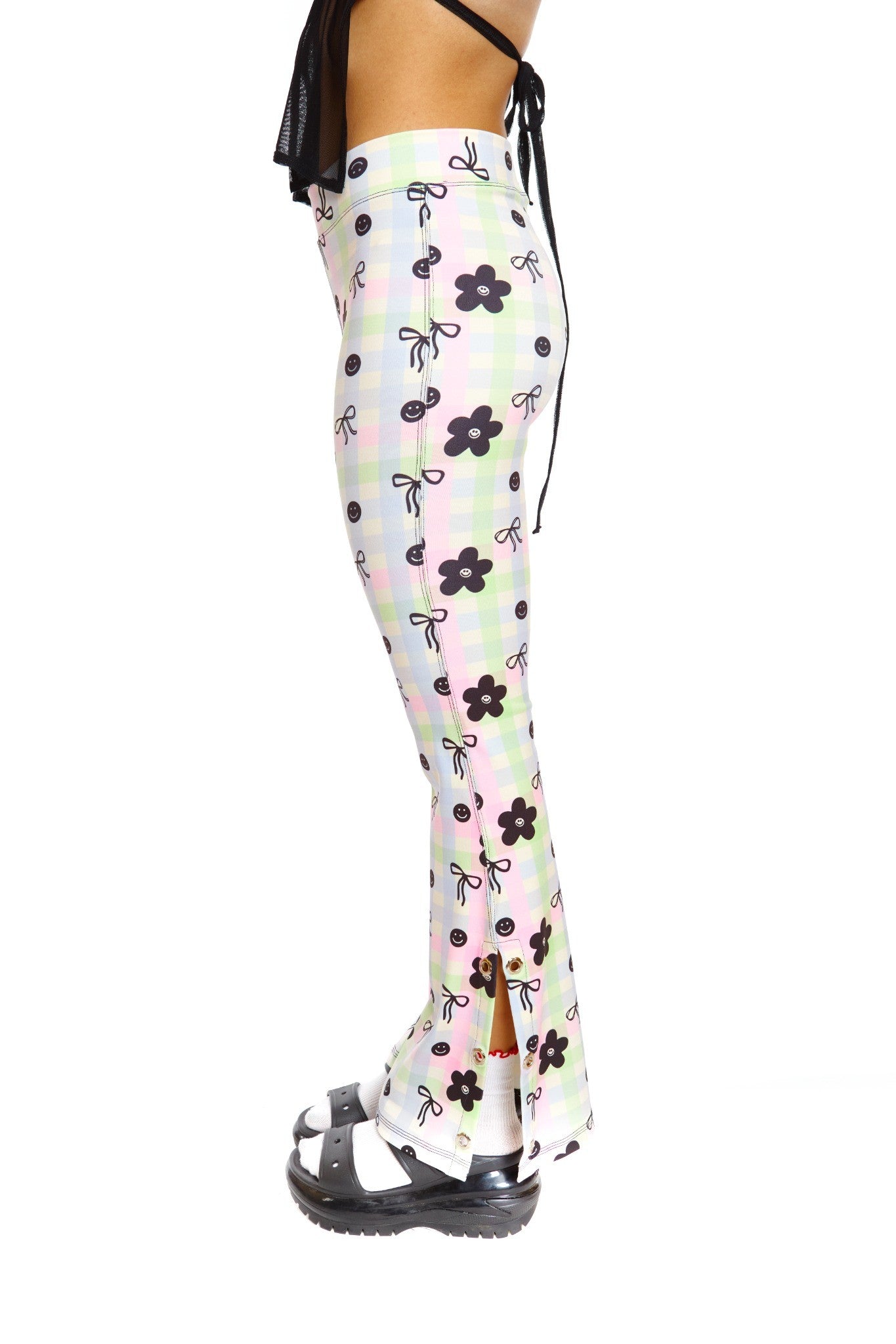MAXI CALZA ESTAMPADA MULTICOLOR CINTA