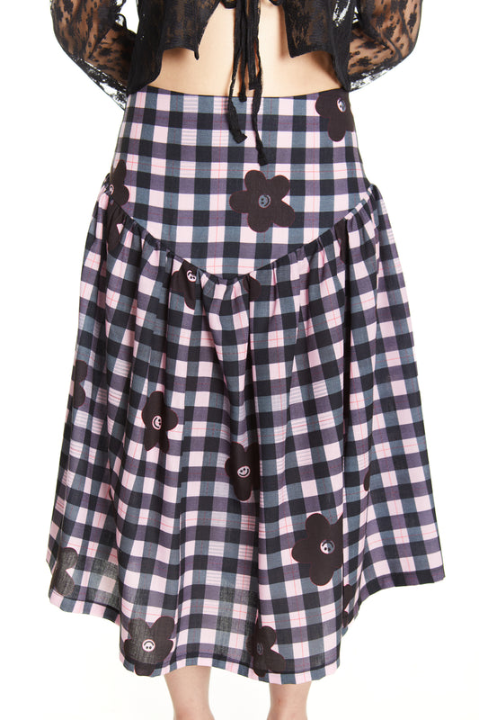 FALDA REBECA CUADRILLE FLOR