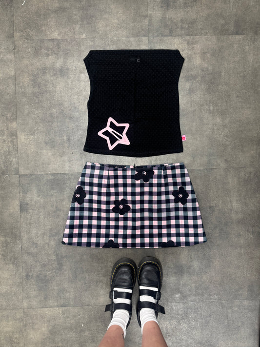 TOP MESH MINI CORAZONES