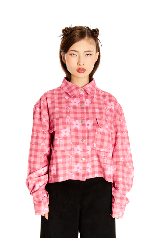 SOBRECAMISA ROJO CINTA