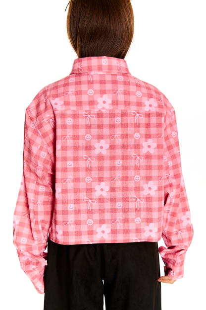 SOBRECAMISA ROJO CINTA