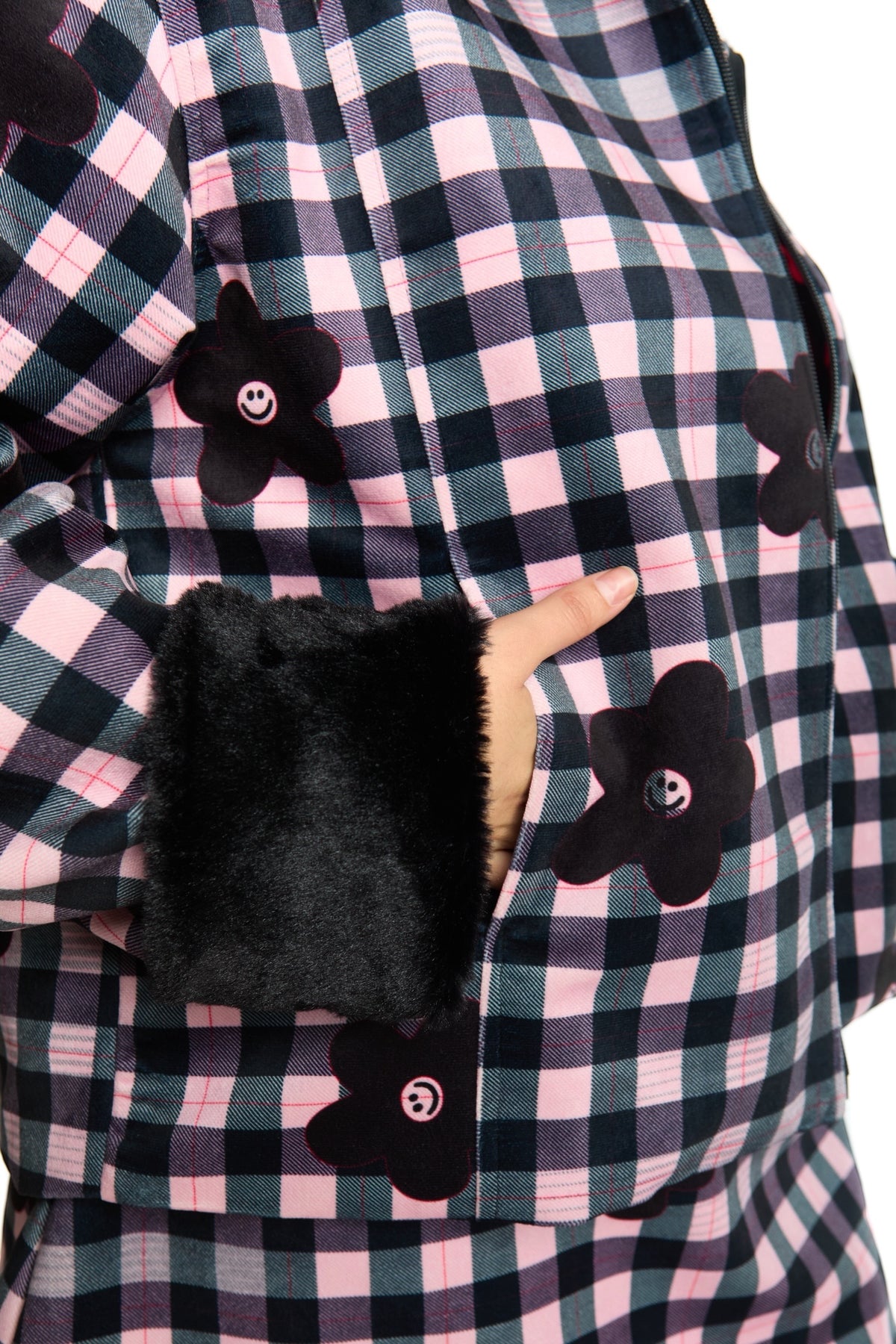 CHAQUETA PIEL CUADRILLE FLOR