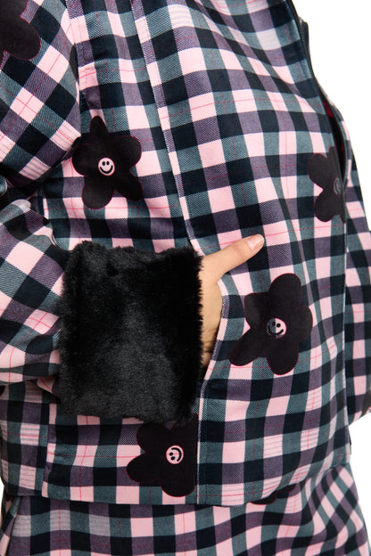 CHAQUETA PIEL CUADRILLE FLOR