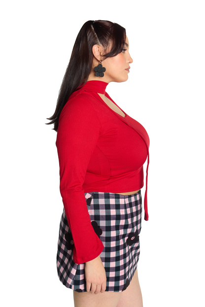 TOP MULTIESCOTE ROJO