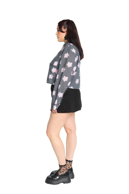 SOBRECAMISA NEGRO MULTICOLOR