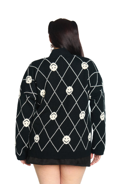 CARDIGAN ROMBOS HAPPY (PRE-VENTA)