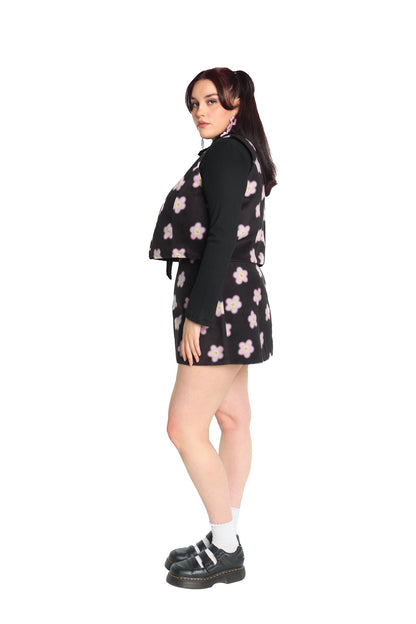 MINI FALDA NEGRO MULTICOLOR(PRE-VENTA)