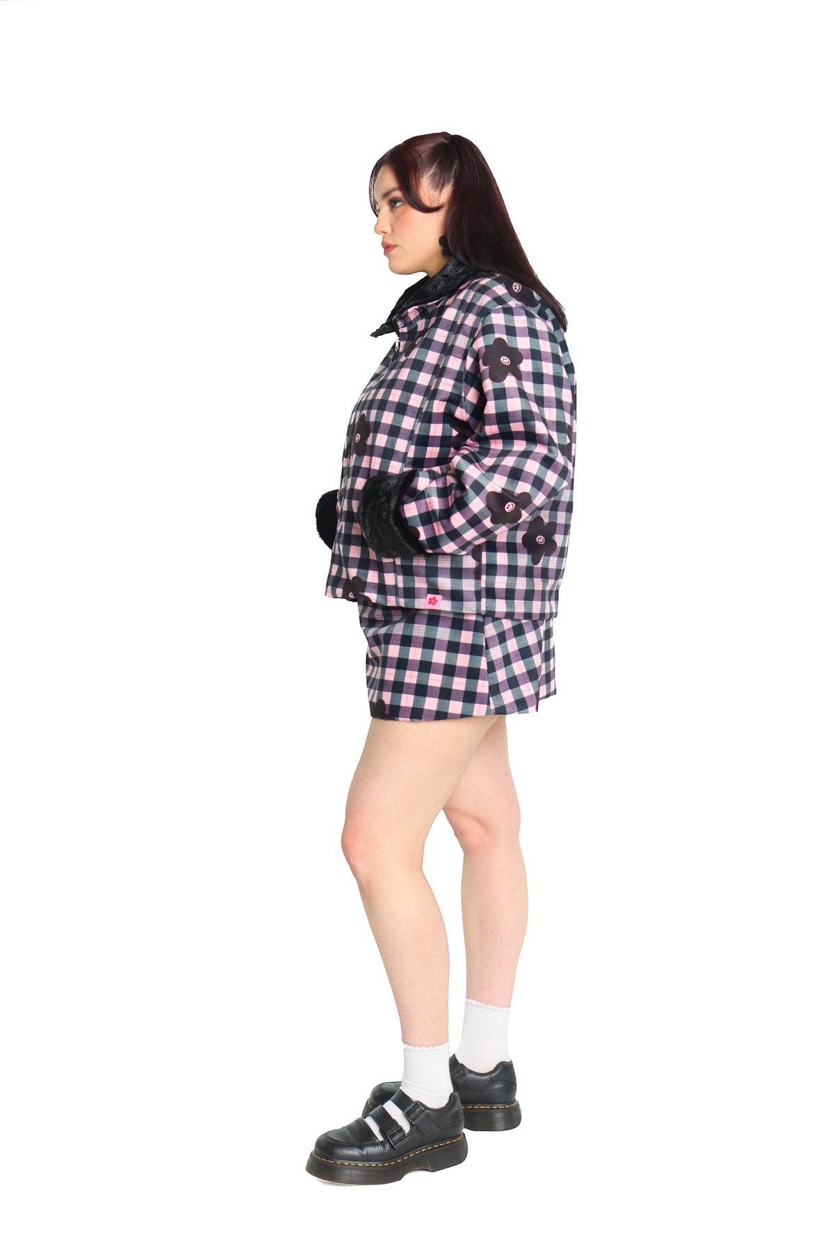 CHAQUETA PIEL CUADRILLE FLOR