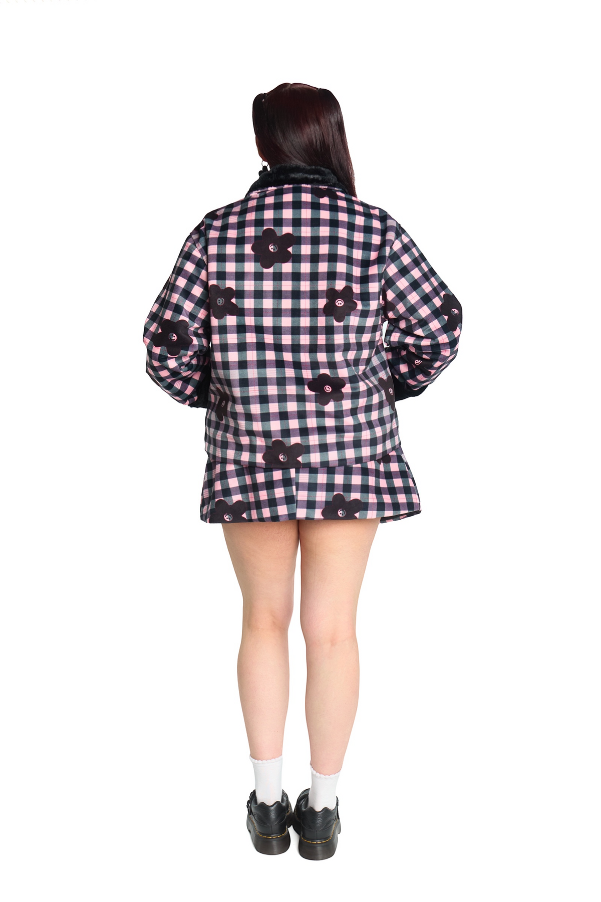 CHAQUETA PIEL CUADRILLE FLOR