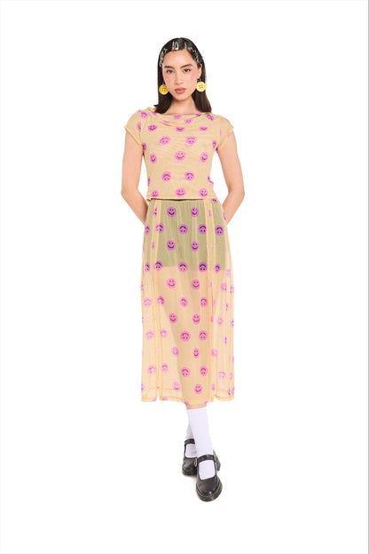 MAXI MESH AMARILLO ROSA