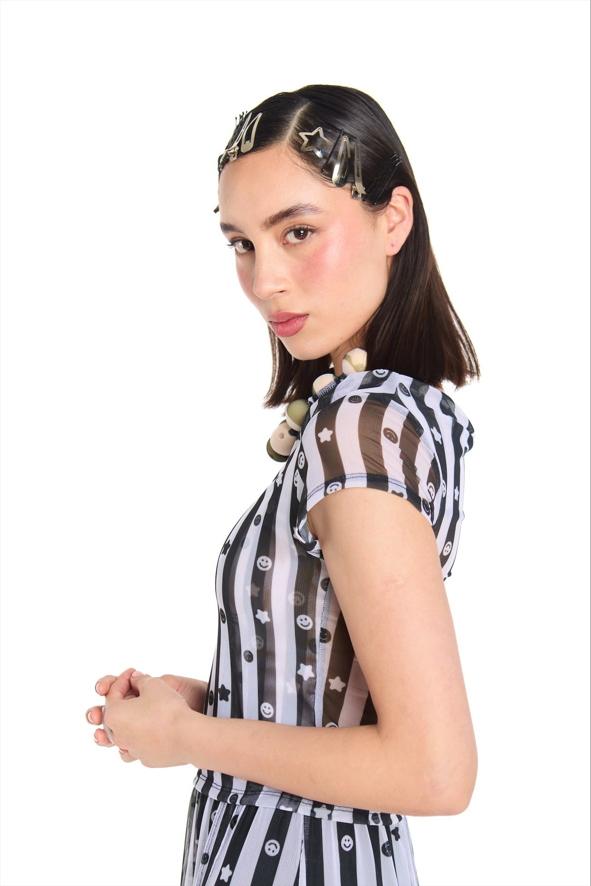 TOP MESH B&N LINEAS