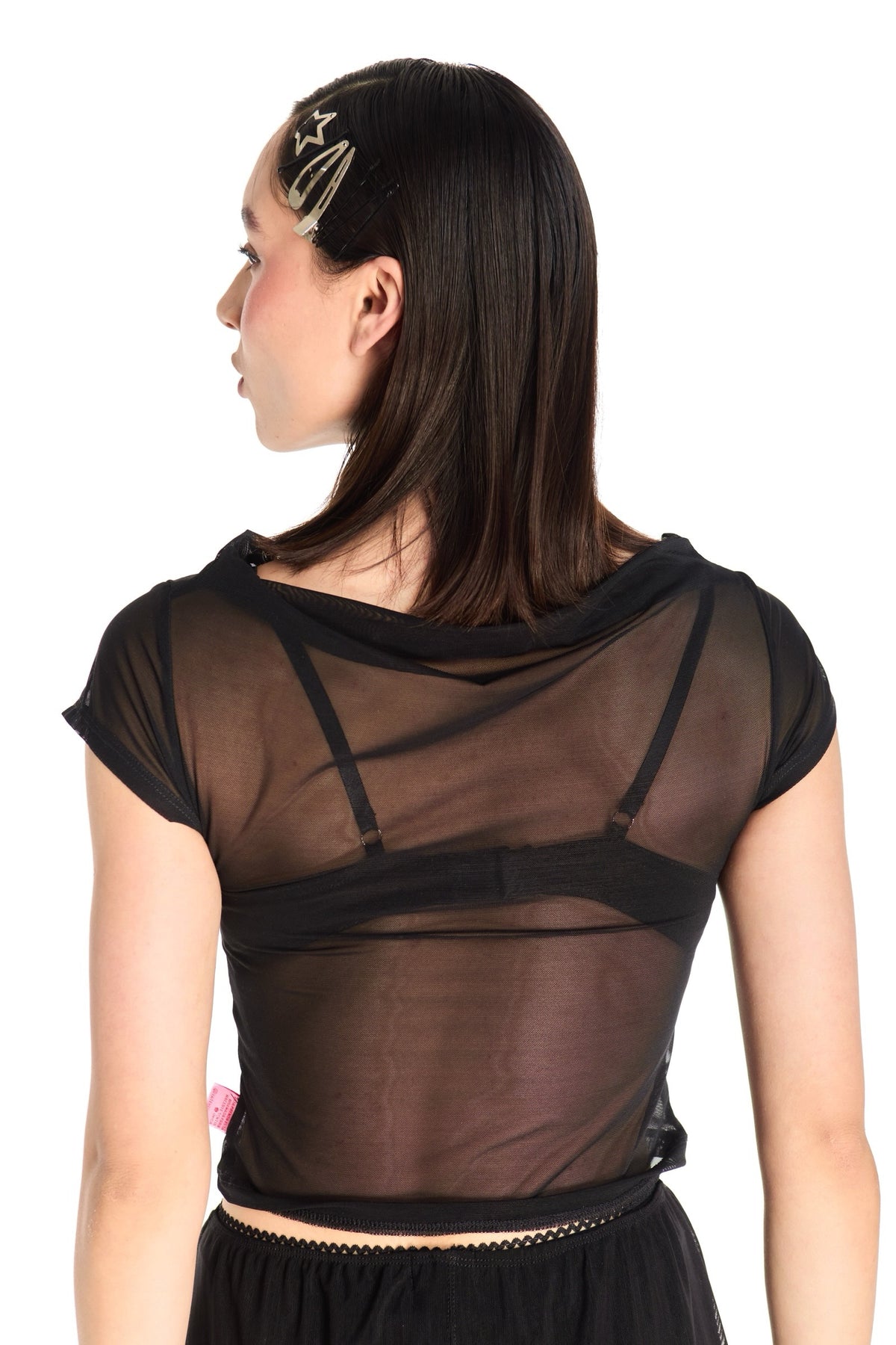 TOP MESH NEGRO BASIC