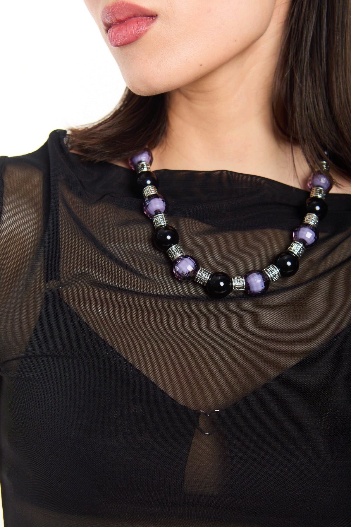 TOP MESH NEGRO BASIC