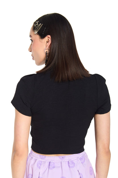 BLUSA ESCOTE NEGRO BASIC