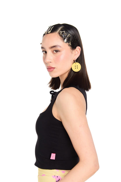 TOP ESCOTE NEGRO BASIC