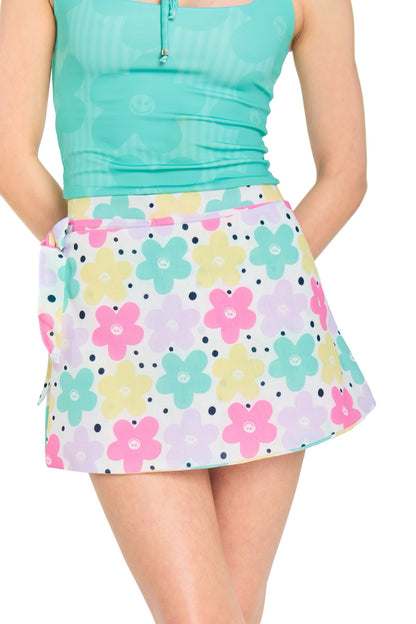 SHORT CAPA FLORES PASTEL