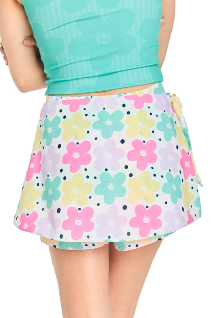 SHORT CAPA FLORES PASTEL