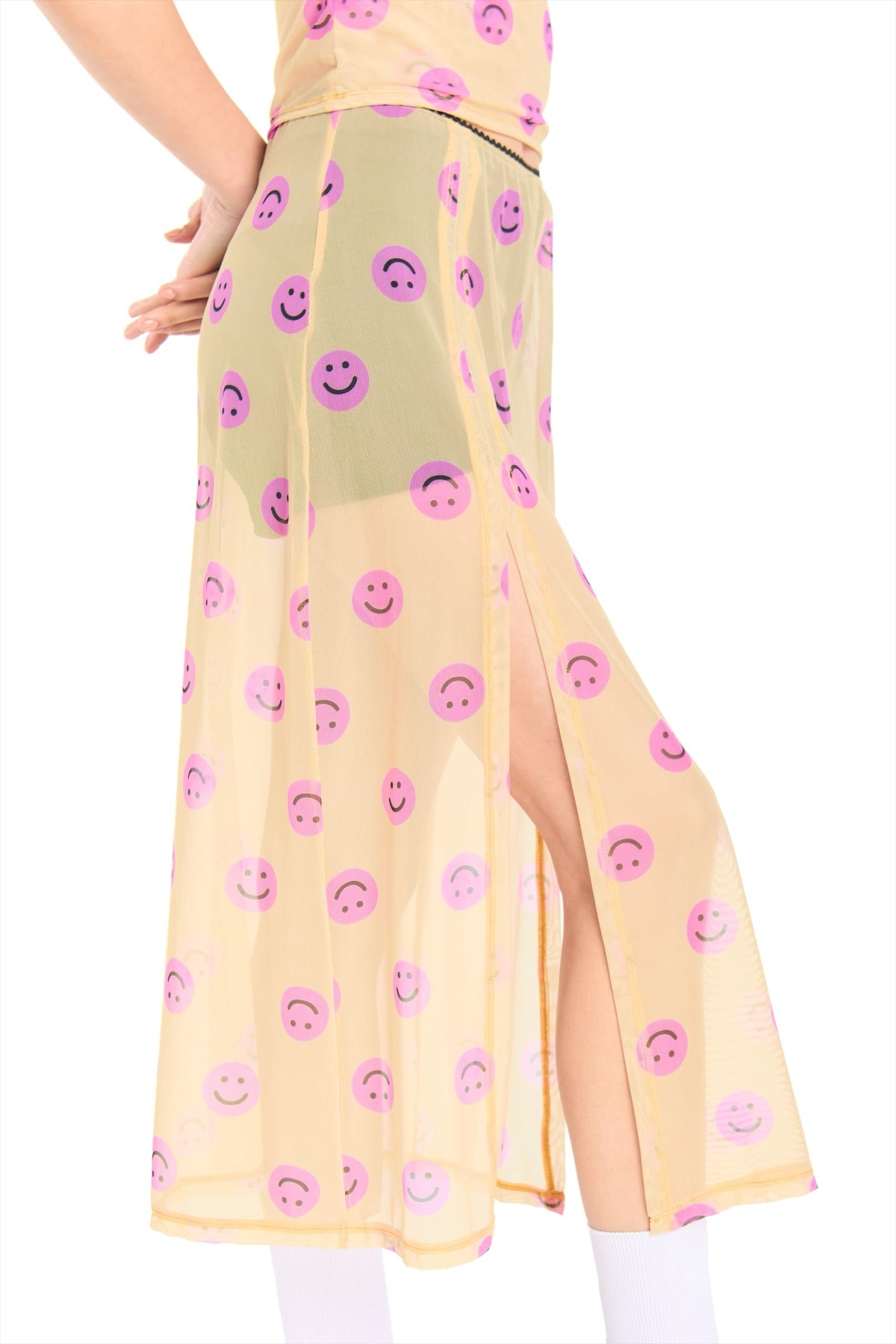 MAXI MESH AMARILLO ROSA