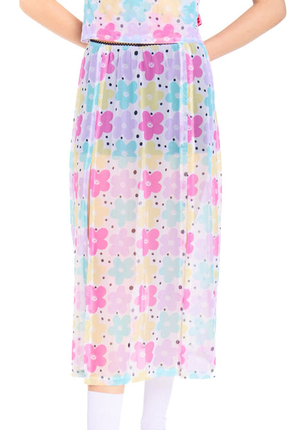 MAXI MESH FLORES PASTEL