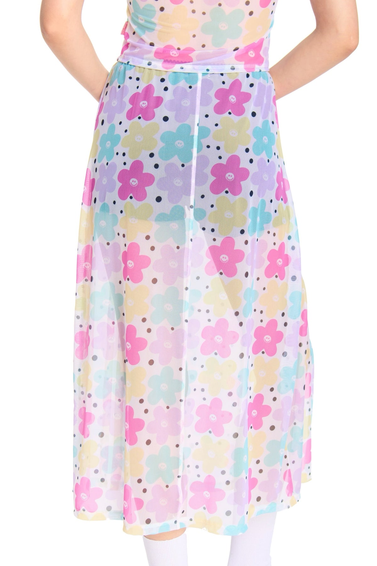 MAXI MESH FLORES PASTEL