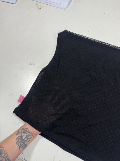 TOP MESH MINI CORAZONES
