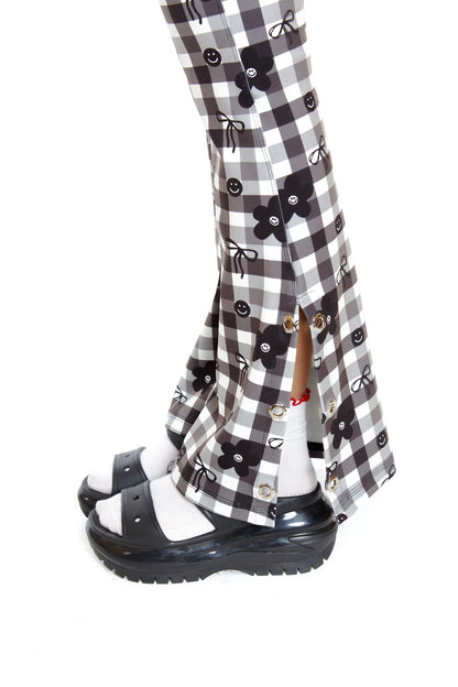 MAXI CALZA ESTAMPADA B&N CINTA
