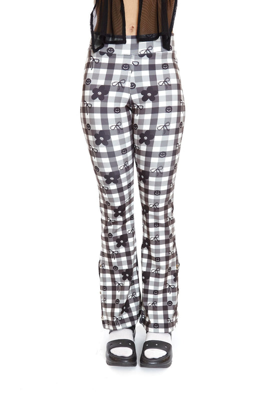 MAXI CALZA ESTAMPADA B&N CINTA