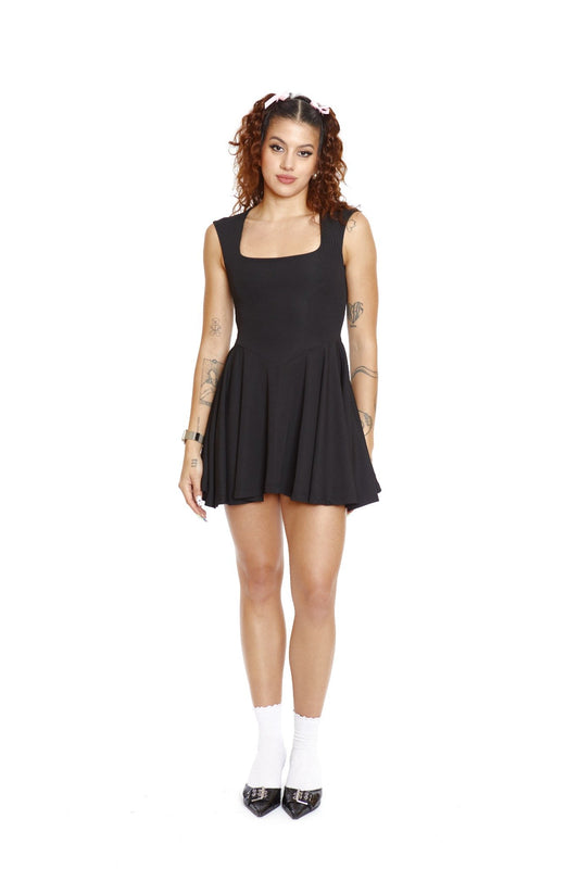 MINI VESTIDO NEGRA