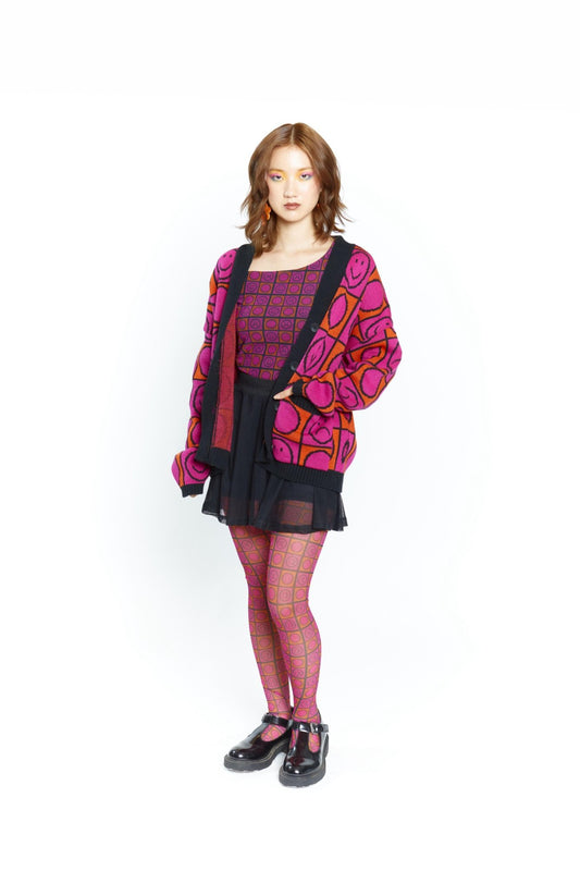 CARDIGAN MAGENTA