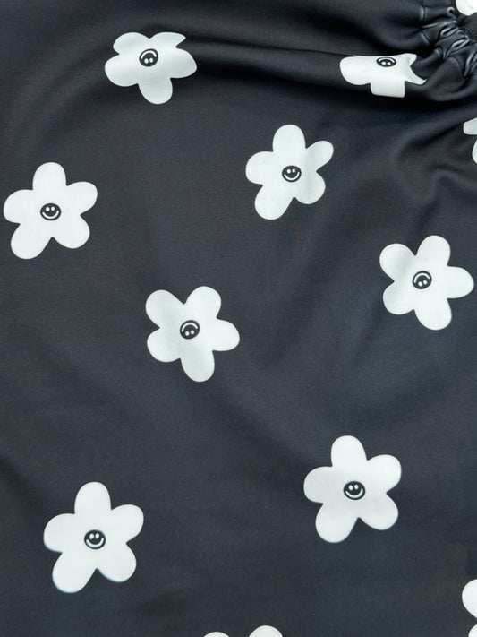 TOP CINTA NEGRO FLOR