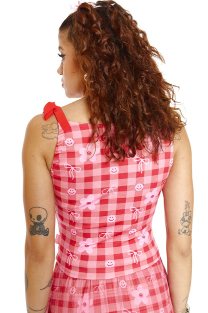 TOP CINTA ROJO