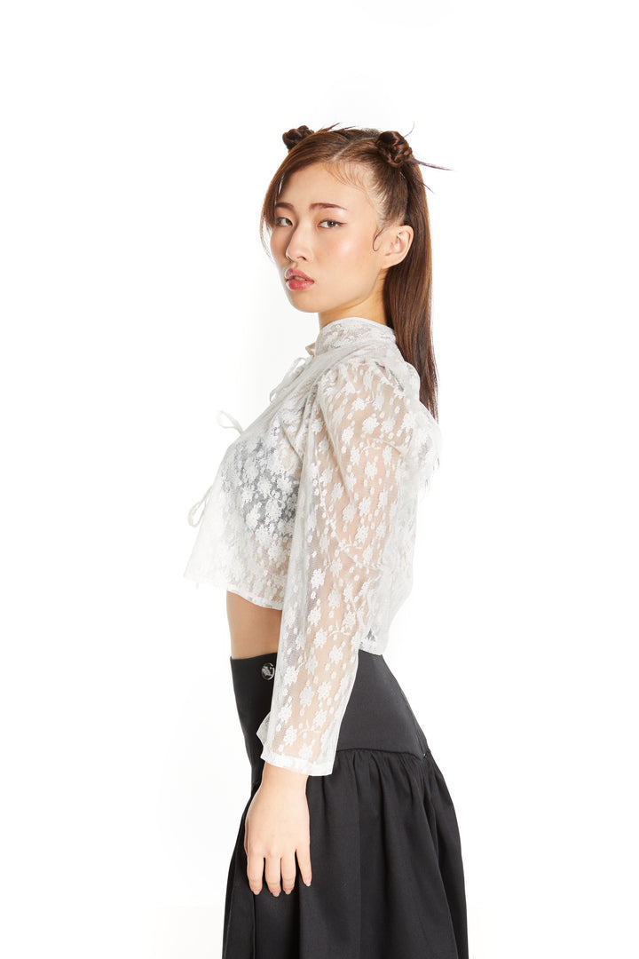 BLUSA AMAPOLAS BLANCA