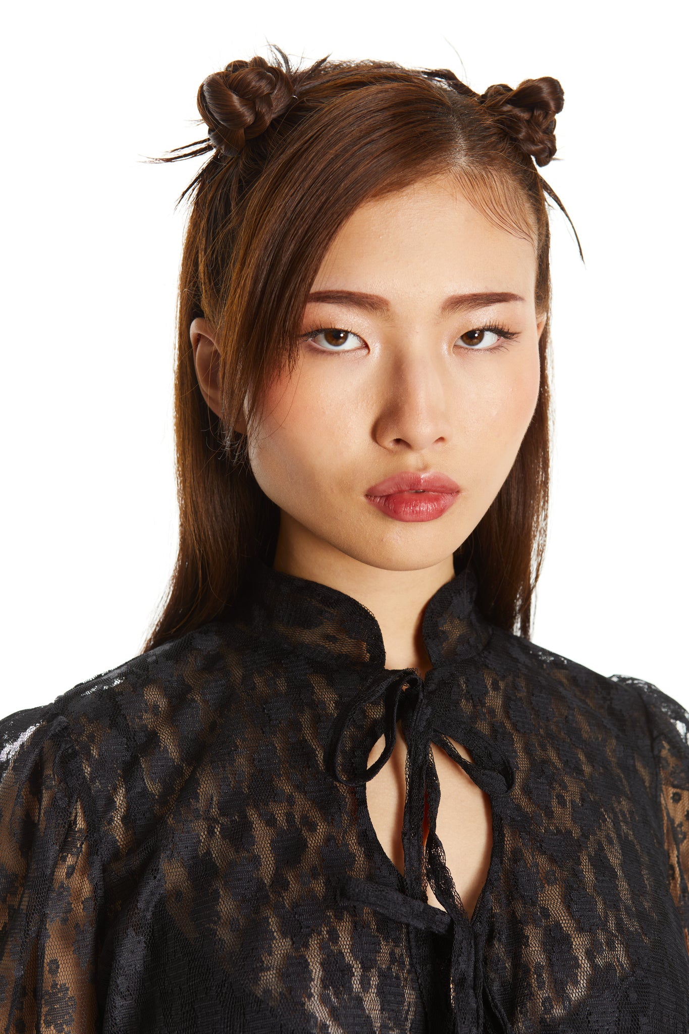 BLUSA AMAPOLAS NEGRA