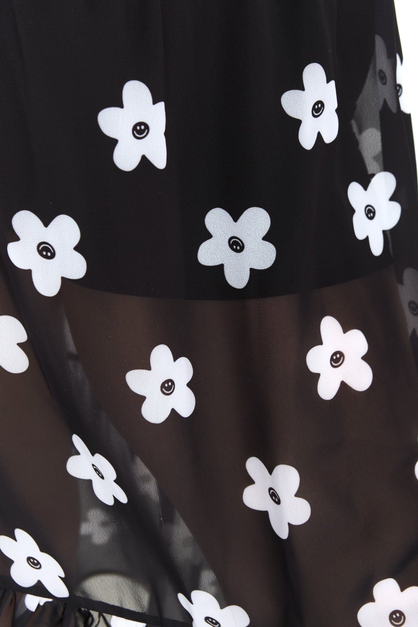 FALDA LARGA NEGRA FLOR