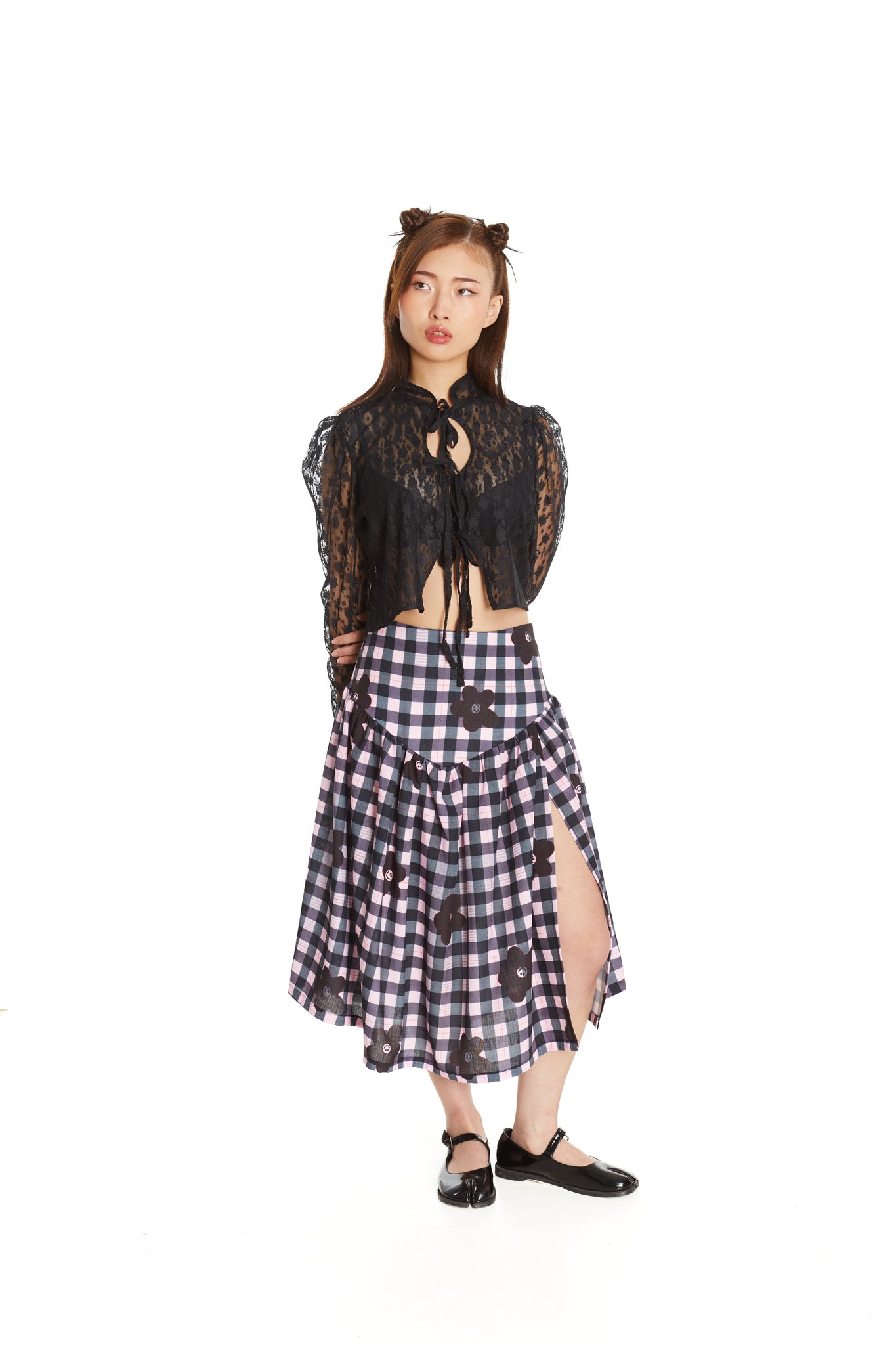 FALDA REBECA CUADRILLE FLOR