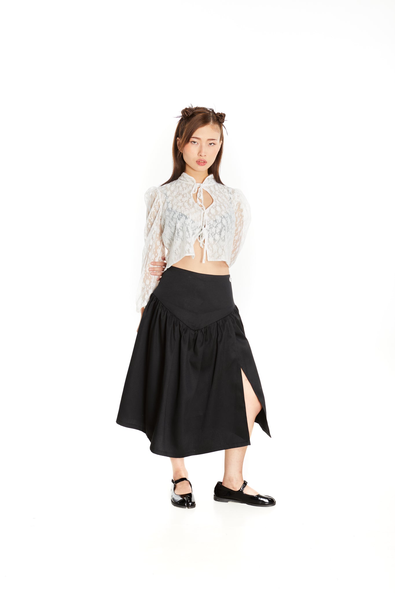 FALDA REBECA NEGRA BASIC